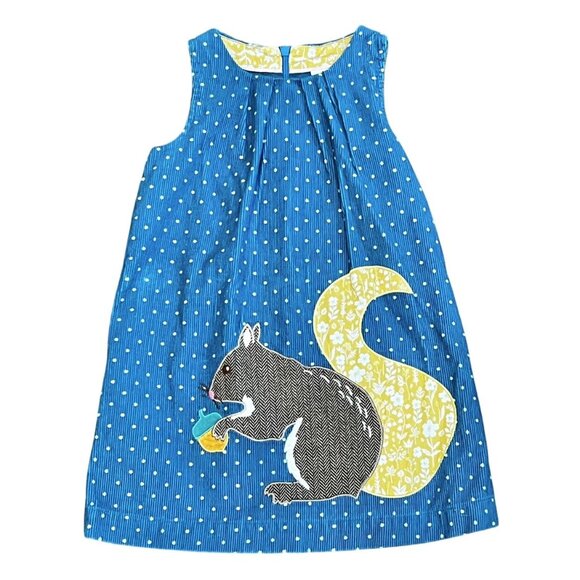 Mini Boden Squirrel Corduroy Pinnie 4/5